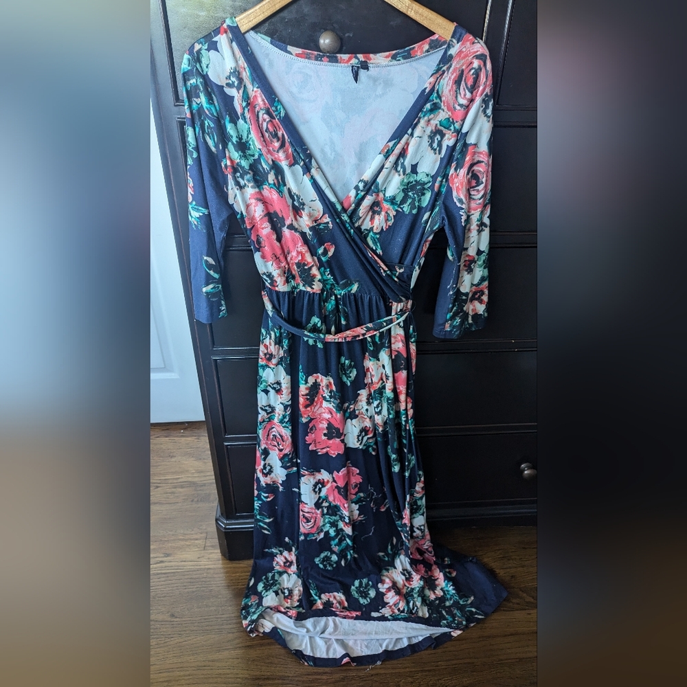 High Low Maternity Dress
